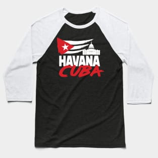 Havana Cuba Holiday Baseball T-Shirt